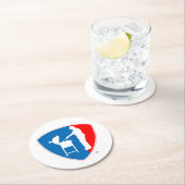 Dessous-de-verre Rond En Papier Dessous de verre de BBQ (En situation)