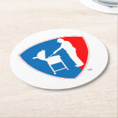 Dessous-de-verre Rond En Papier Dessous de verre de BBQ (Incliné)