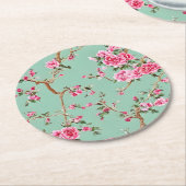 Dessous-de-verre Rond En Papier Dessous de verre en papier Chinoiserie (Incliné)
