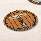 Dessous-de-verre Rond En Papier Dessous de verre en papier rond Harry's Lounge (Incliné)