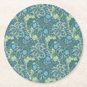 Dessous-de-verre Rond En Papier Dessous-de-verre en papier: WILLIAM MORRIS : ALGUE