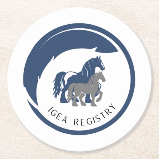 DESSOUS-DE-VERRE ROND EN PAPIER DESSOUS DE VERRE IGEA LOGO (Devant)