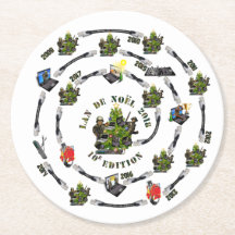 Dessous de verre LAN de Noël 10e édition