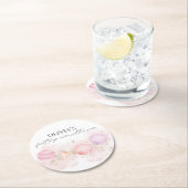 Dessous-de-verre Rond En Papier Dessous de verre papier (En situation)