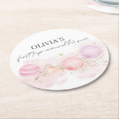 Dessous-de-verre Rond En Papier Dessous de verre papier (Incliné)