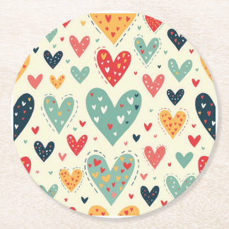 Dessous-de-verre Rond En Papier Dessous de verre papier