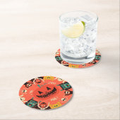 Dessous-de-verre Rond En Papier Dessous de verre papier (En situation)