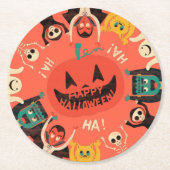 Dessous-de-verre Rond En Papier Dessous de verre papier (Devant)