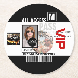 Dessous-de-verre Rond En Papier Dessous de verre papier