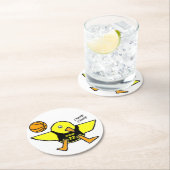 Dessous-de-verre Rond En Papier Dessous de verre papier (En situation)