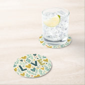 Dessous-de-verre Rond En Papier Dessous de verre papier (En situation)