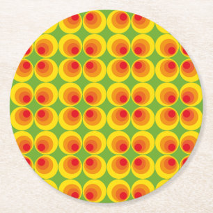 Dessous-de-verre Rond En Papier Dessous de verre papier d'impression