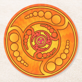 Dessous-de-verre Rond En Papier Dessous de verre papier OE Dimension