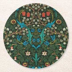 DESSOUS-DE-VERRE ROND EN PAPIER DESSOUS DE VERRE PAPIER WILLIAM MORRIS CONCEPTION 