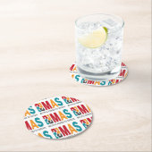 Dessous-de-verre Rond En Papier Dessous de verre standard (En situation)