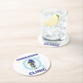 Dessous-de-verre Rond En Papier Dessous-de-verres (En situation)