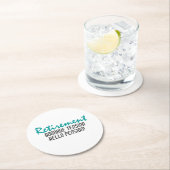 Dessous-de-verre Rond En Papier Devis de retraite amusant (En situation)