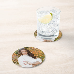 Dessous-de-verre Rond En Papier Diplômé