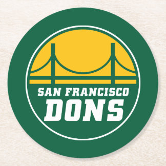 Dessous-de-verre Rond En Papier Dons de San Francisco