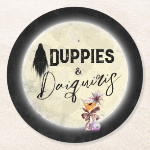 Dessous-de-verre Rond En Papier Duppies et Daiquiris Dessous de verre papier Hallo