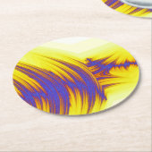 DESSOUS-DE-VERRE ROND EN PAPIER EAU (Incliné)