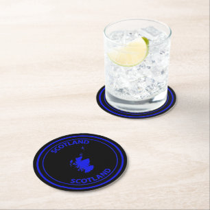 Dessous-de-verre Rond En Papier Écosse