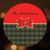 Dessous-de-verre Rond En Papier Élégant plan et bijouterie avec nom