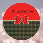 Dessous-de-verre Rond En Papier Élégant plan et bijouterie avec nom