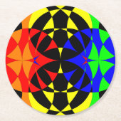 Dessous-de-verre Rond En Papier Energize par Kenneth Yoncich (Devant)