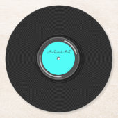 Dessous-de-verre Rond En Papier Enregistrer l'album (Devant)