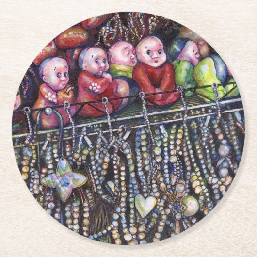 Dessous-de-verre Rond En Papier Épitomiser (Devant)