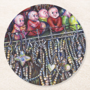 Dessous-de-verre Rond En Papier Épitomiser