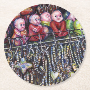 Dessous-de-verre Rond En Papier Épitomiser