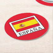Dessous-de-verre Rond En Papier España (Incliné)