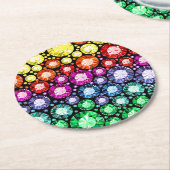 DESSOUS-DE-VERRE ROND EN PAPIER FAIS-MOI BRILLER (Incliné)