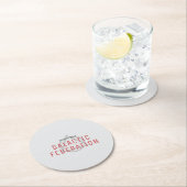 Dessous-de-verre Rond En Papier Fédération galactique (En situation)