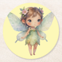 Fée du Bois Enchanté : lutin vert pastel