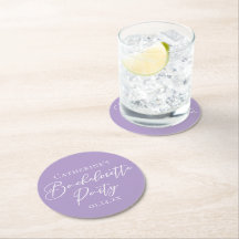 Fête de Bachelorette Violet Lilas Personnalisée