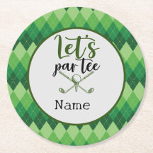 Fête de golf vert argyllé