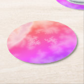 Dessous-de-verre Rond En Papier Fractal (Incliné)