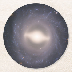 Dessous-de-verre Rond En Papier Galaxie Spirale Ngc 1015.