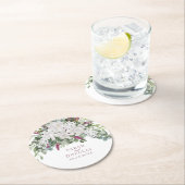 Dessous-de-verre Rond En Papier Gardenia / Snapdragon Purple Dessous de verre papi (En situation)