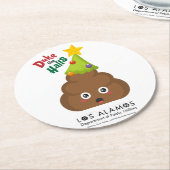 Dessous-de-verre Rond En Papier Gite Cheval avec Duke (Incliné)