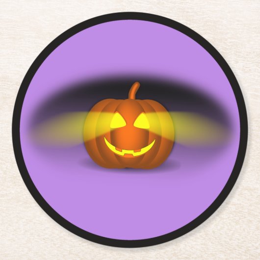 Dessous-de-verre Rond En Papier Glowing (Devant)