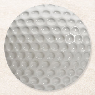 Dessous-de-verre Rond En Papier Golf Ball Sport