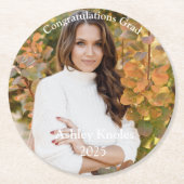 Dessous-de-verre Rond En Papier Grad (Devant)