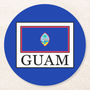 Dessous-de-verre Rond En Papier Guam