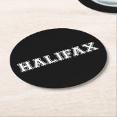 Dessous-de-verre Rond En Papier Halifax (Incliné)