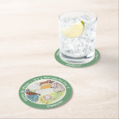 Dessous-de-verre Rond En Papier Hey Diddle Diddle Collection de fête d'anniversair (En situation)