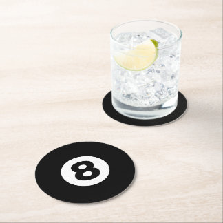 Dessous-de-verre Rond En Papier Huit balles